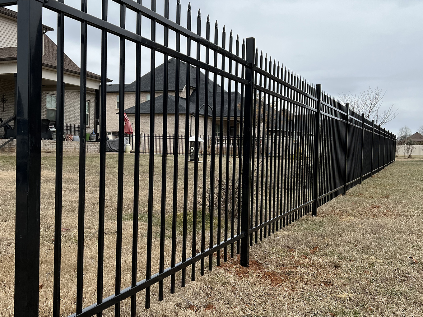 Photo of an ornamental steel fence in Tennessee