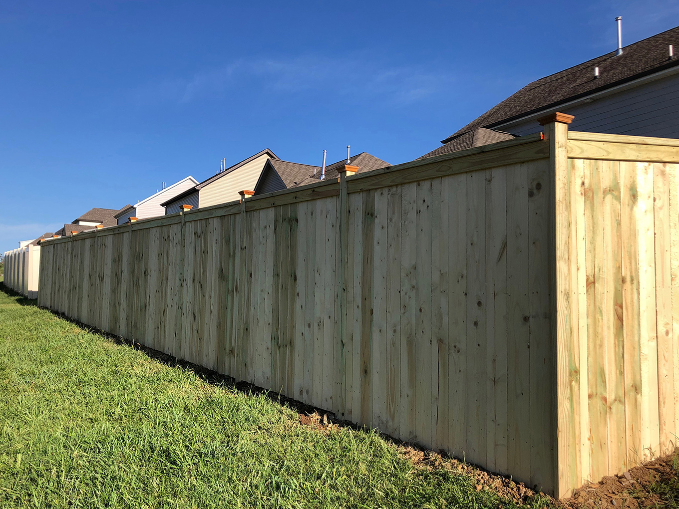 Photo of a TN wood fence