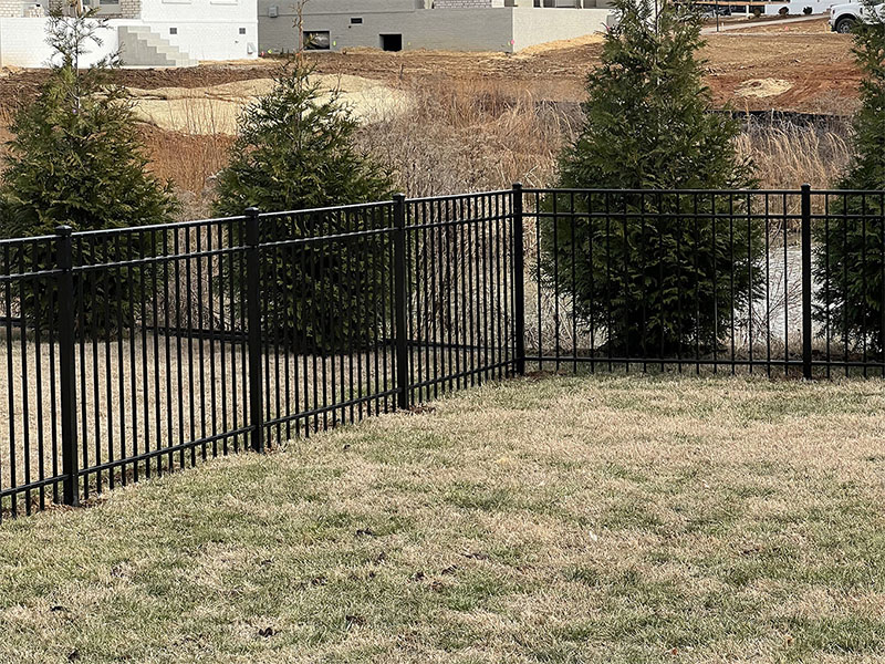 Commercial aluminum fence in Middle TN