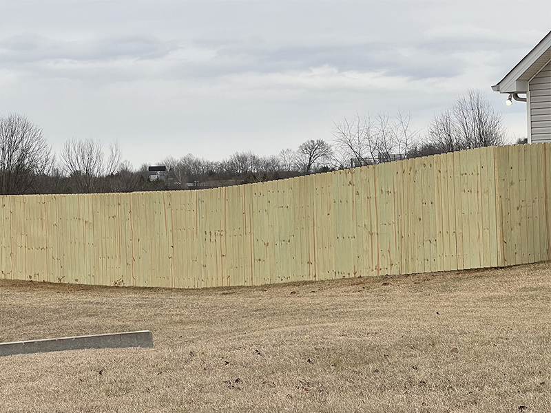 Wood privacy fence company Middle TN