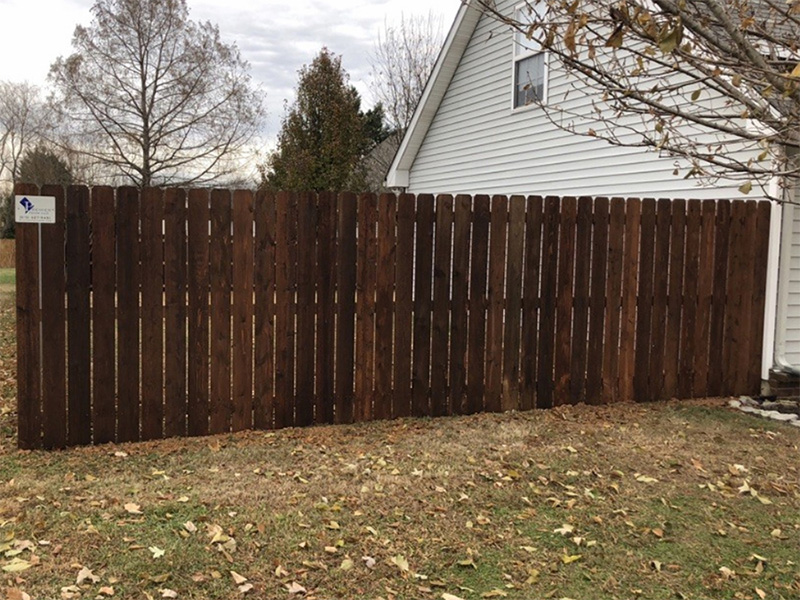 Semi privacy wood fence Middle TN