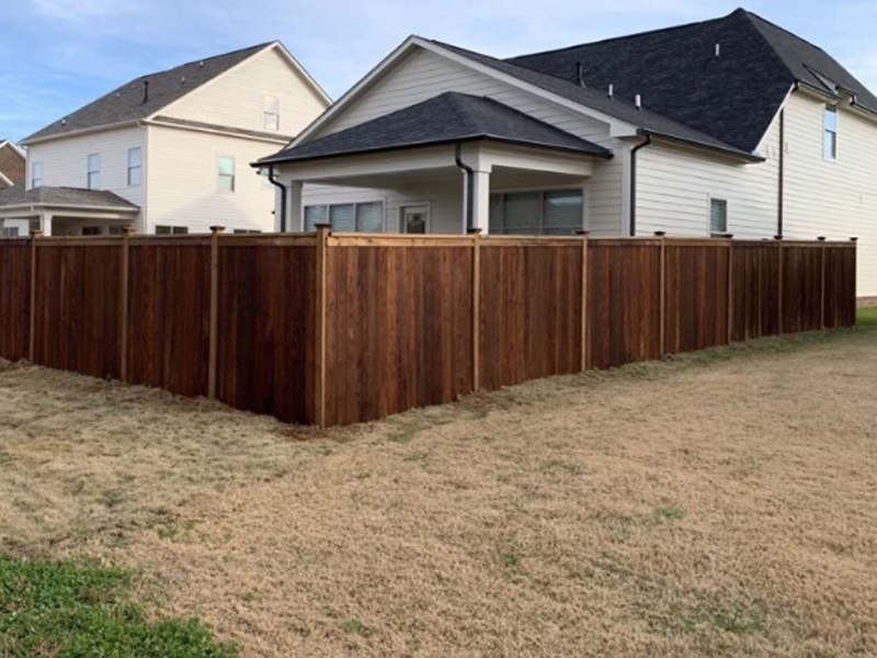 Wood residential privacy fence Middle TN