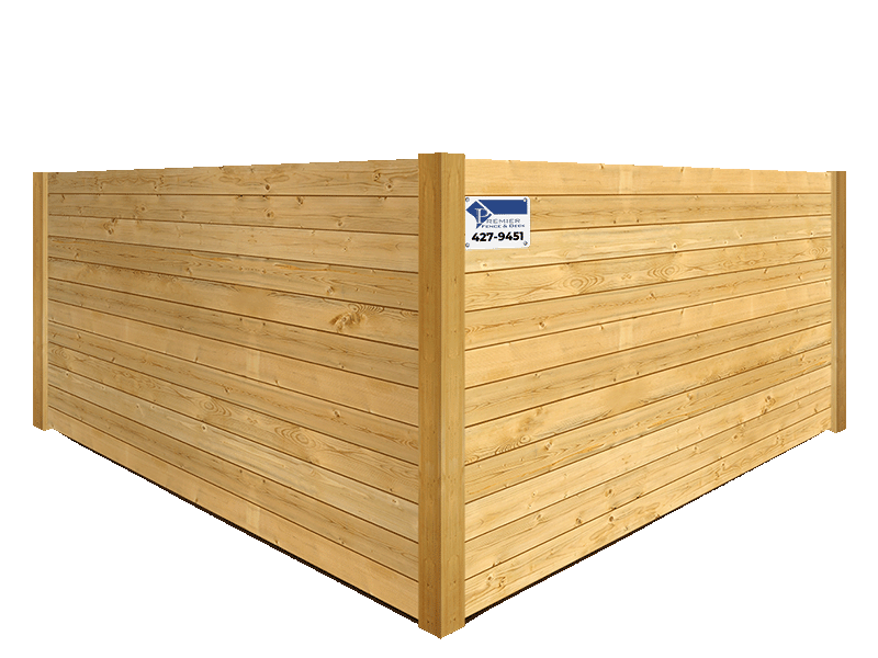 Gallatin TN horizontal style wood fence