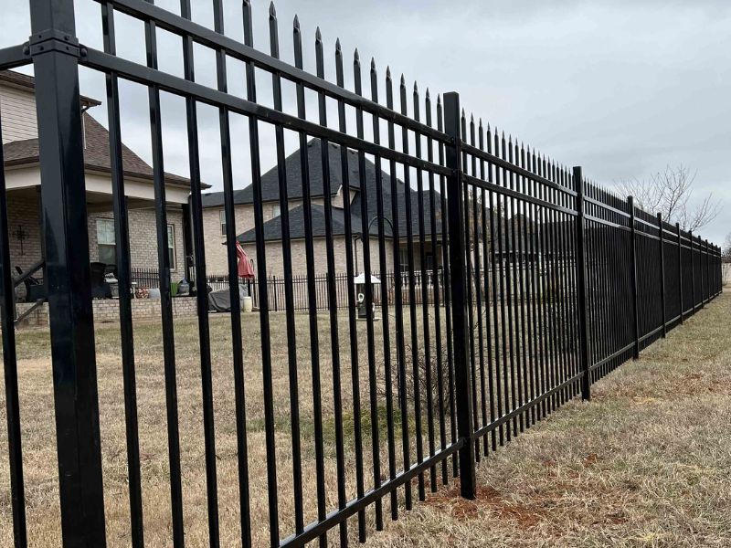 ornamental steel fence options in the hendersonville-tennessee area.