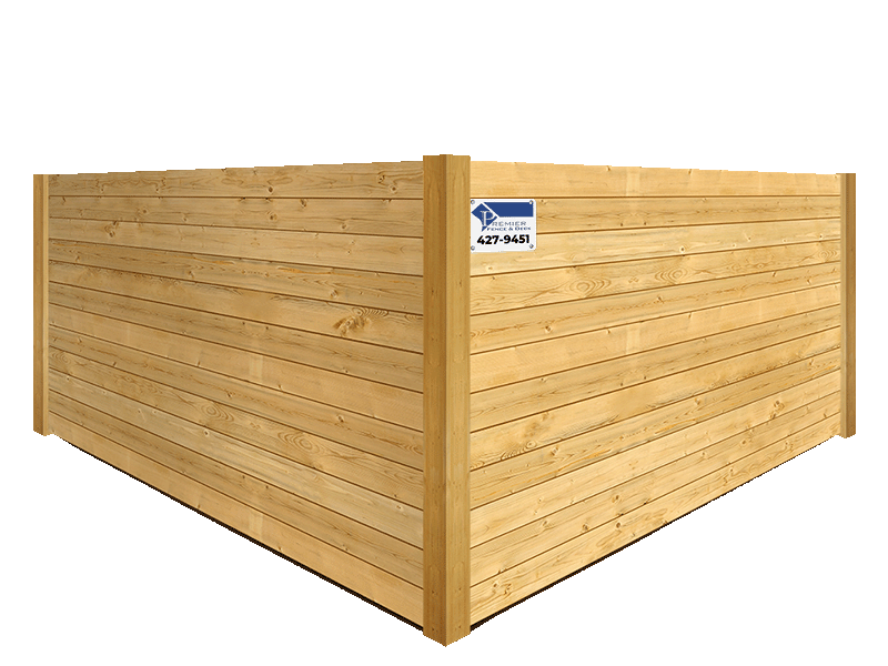 Leipers Fork TN horizontal style wood fence