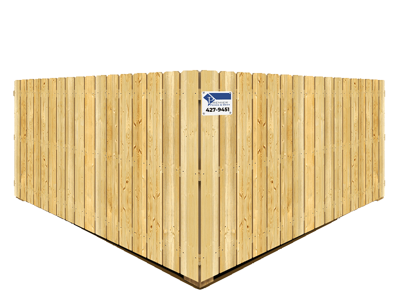 Leipers Fork TN stockade style wood fence